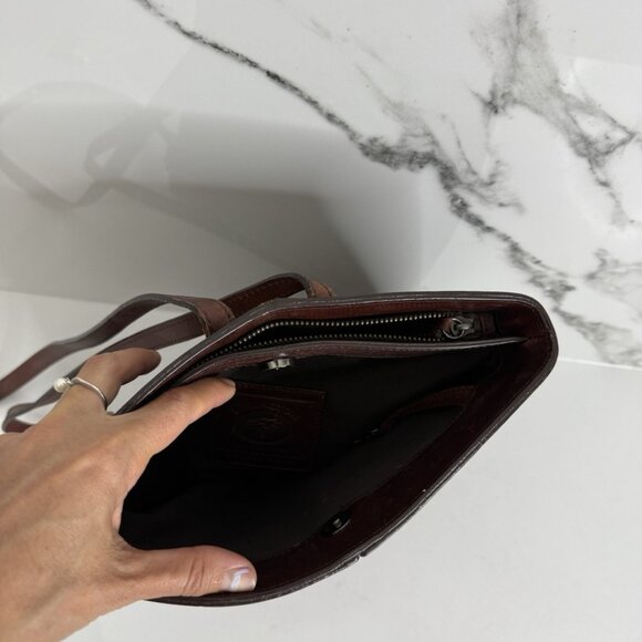 ELLINGTON Portland Oregon Vintage Authentic Brown Leather Backpack Bag leather - Picture 11 of 15